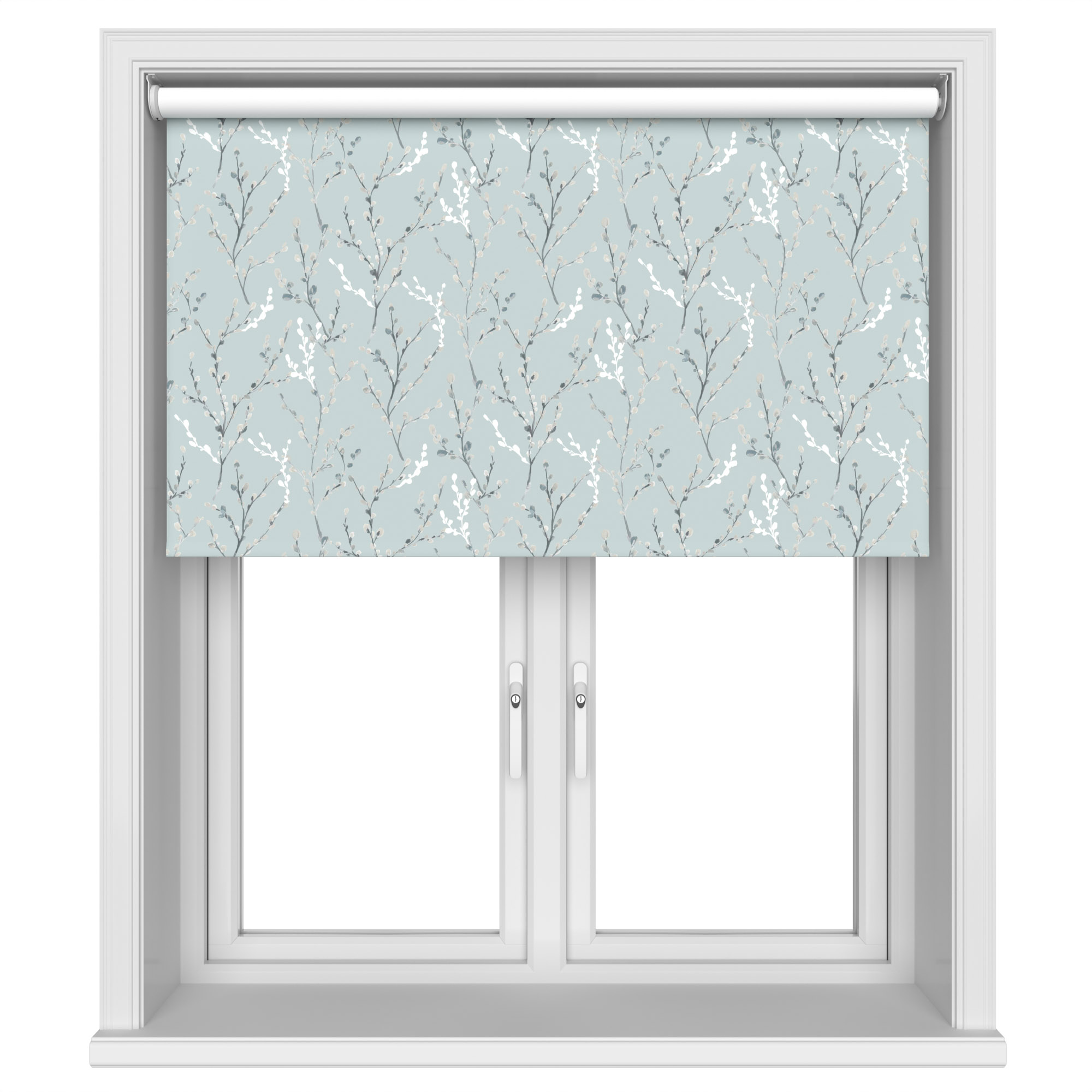 Willow Morning Mist Blackout Motorised