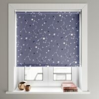 Speciality Navy Stars Roller Blind