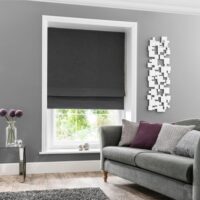 Linen Mix Blackout Roman Blind