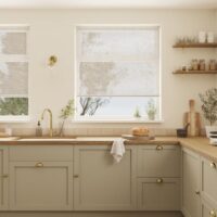 Pollen Reducing White Sheer Roller Blind