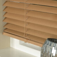 35mm Basswood Wooden Venetian Made To Measure Blind Sugar Maple
