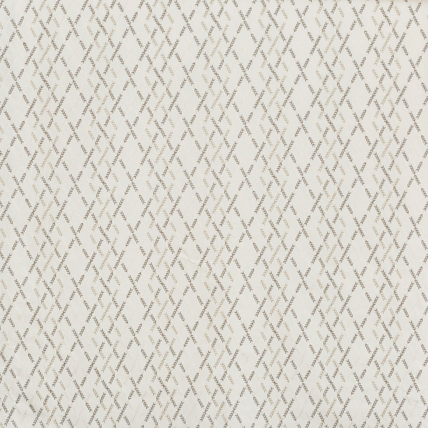 Prestigious Textiles Willow Embroidered Fabric Pampas