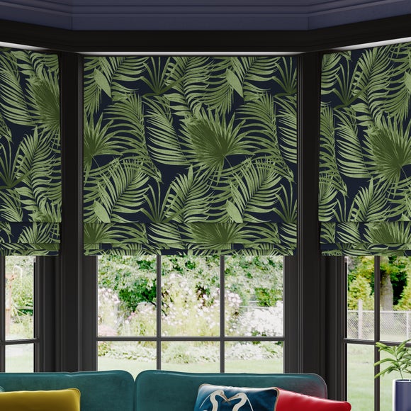 Maximalist Palm Made to Measure Roman Blind