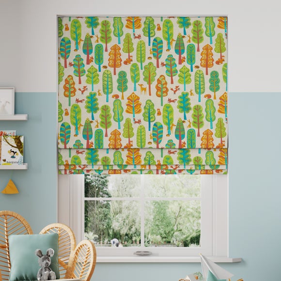 Funky Forest Made to Measure Roman Blind