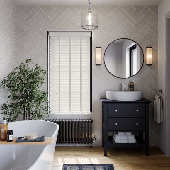 Made To Measure 63mm Slats White Textured Taped Venetian Blind