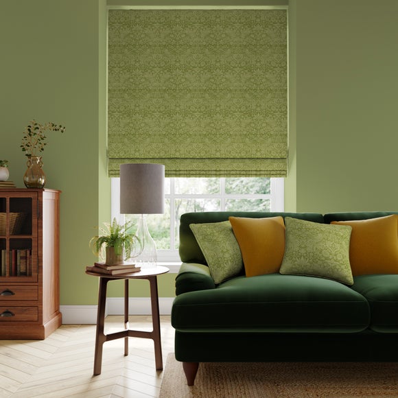 William Morris At Home Strawberry Thief Tonal Made To Measure Roman Blind