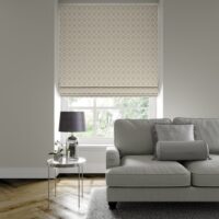 Symmetry Made to Measure Fire Retardant Roman Blind