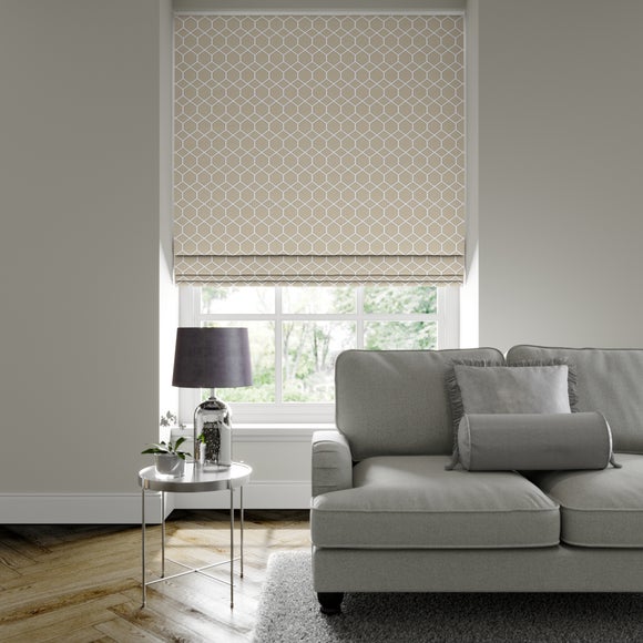 Symmetry Made to Measure Fire Retardant Roman Blind