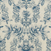 Prestigious Textiles Makassar Printed Fabric Cobalt
