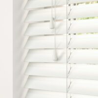 50mm Elementi Fauxwood Made To Measure Venetian Blind Alina Fine Grain