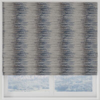 Byron Made to Measure Roman Blind Blue