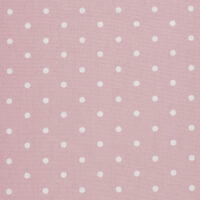Clarke & Clarke Dotty Fabric Rose