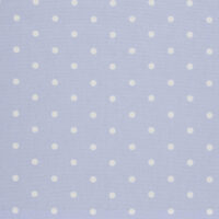 Clarke & Clarke Dotty Fabric Powder Blue