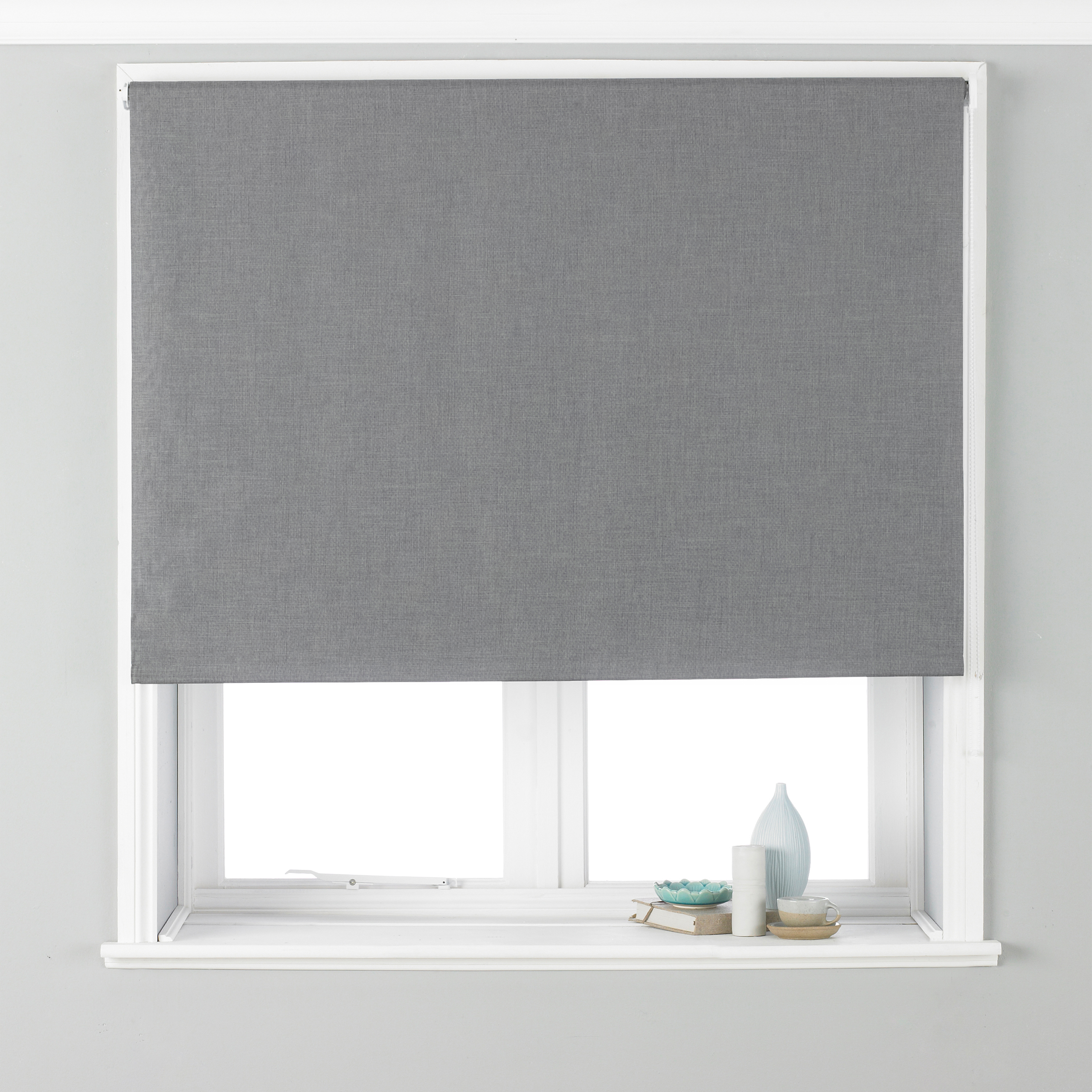 Riva Home Twilight Blackout Blinds - Silver - Size 61 cm x 162 cm