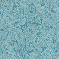 William Morris Acanthus Weave Fabric Denim