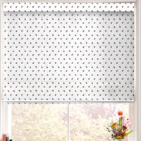 Cath Kidston Rose Bud Made to Measure Roman Blind White