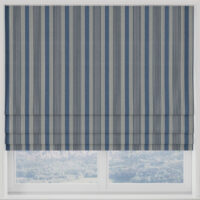 Sail Stripe Made to Measure Roman Blind Cloud