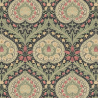 William Morris Eden Digitally Printed Fabric Midnight