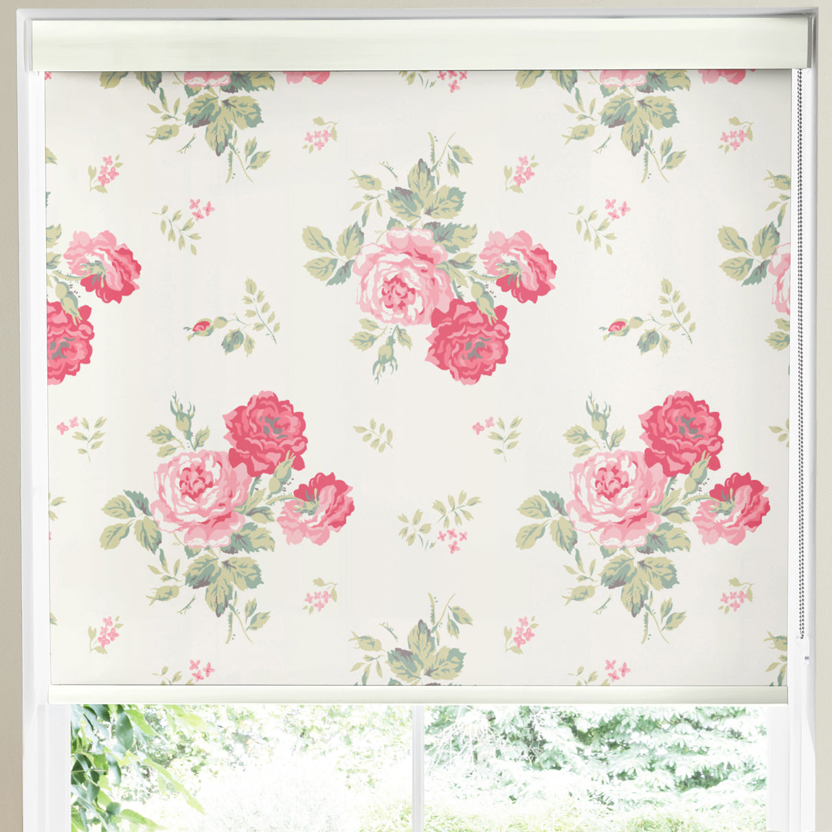 Cath Kidston Antique Rose Made to Measure Roller Blind Pink
