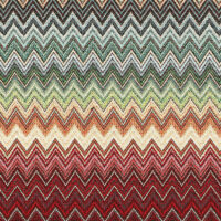 ANTE DECOR Atzi Textured Weave Fabric Rainbow