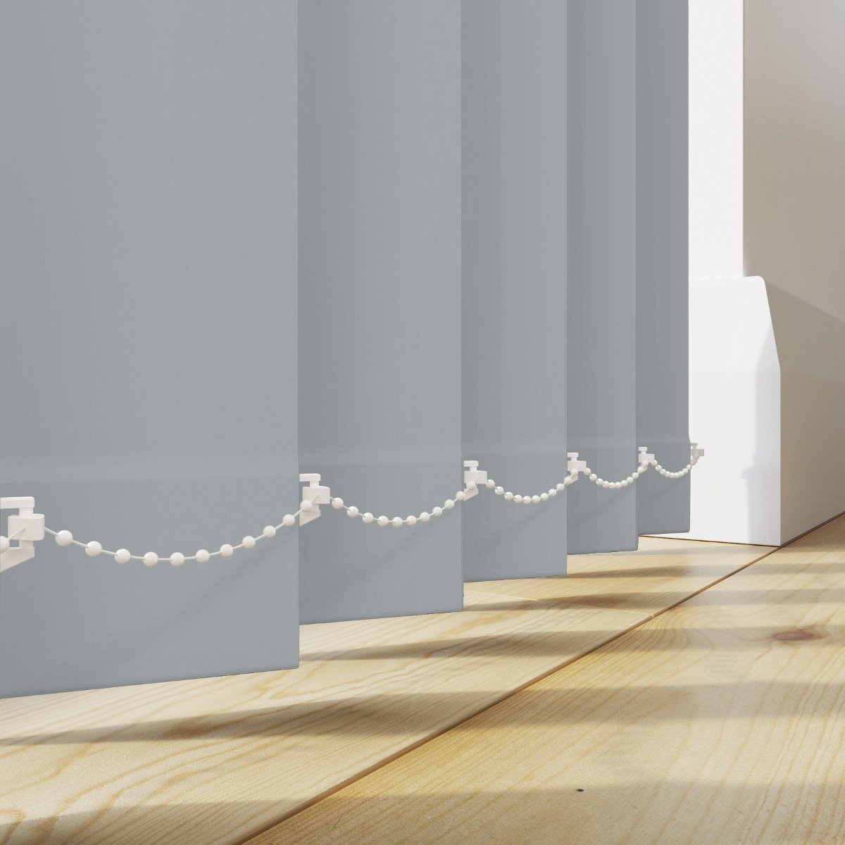 Amor Cloud Grey Vertical Blind
