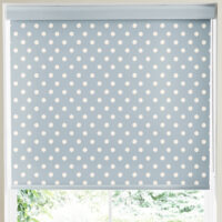 Cath Kidston Button Spot Made to Measure Blackout Roller Blind Blue