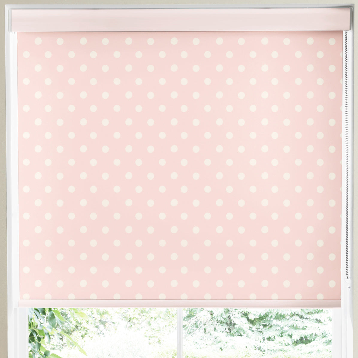 Cath Kidston Button Spot Made to Measure Blackout Roller Blind Pink