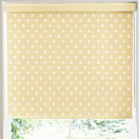 Cath Kidston Button Spot Made to Measure Roller Blind Yellow