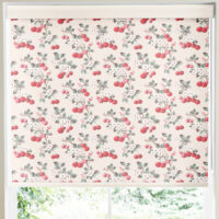 Cath Kidston Cherry Sprig Made to Measure Roller Blind Red