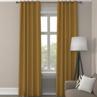 Clarence Velvet Made to Measure Curtain Gold