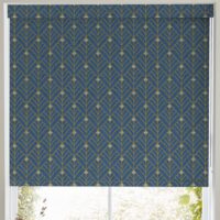 Solitaire Made to Measure Blackout Roller Blind Navy