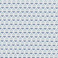 Clarke & Clarke Fleur Fabric Denim