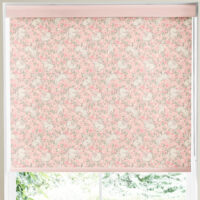 Cath Kidston Jumping Bunnies Made to Measure Blackout Roller Blind Blush