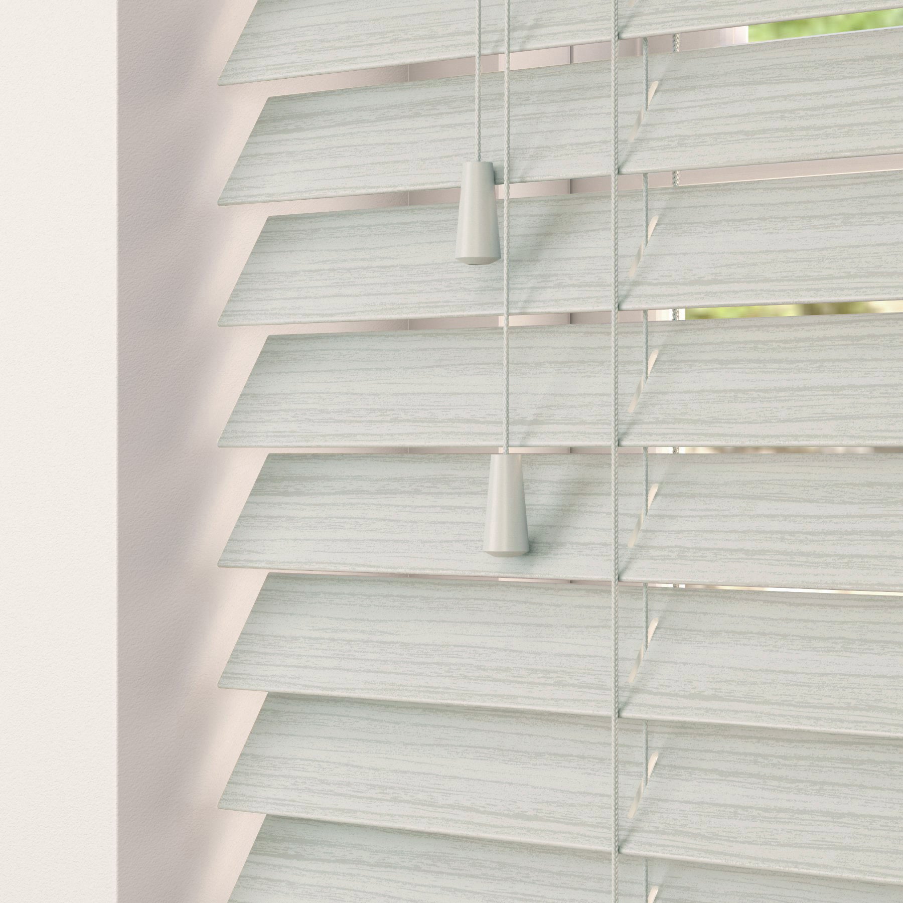 50mm Wood Essence Made To Measure Venetian Blind Lunar Oak