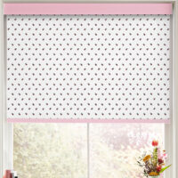 Cath Kidston Rose Bud Made to Measure Blackout Roller Blind White