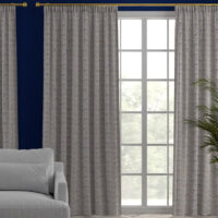 Sicily Made to Measure Curtain Ochre