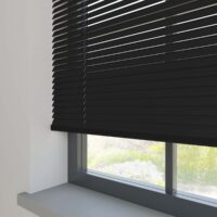 Apex Gloss Black Aluminium Venetian