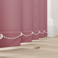 Burst Blushed Plum Vertical Blind
