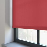 Burst Crimson Rose Roller Blind