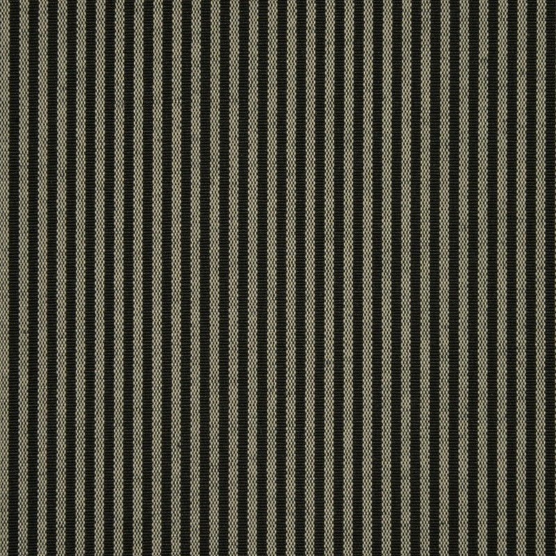 Narrow Stripe Fabric Black