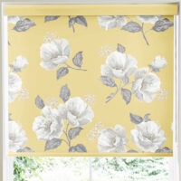 Cath Kidston Wild Poppies Made to Measure Blackout Roller Blind Citrine